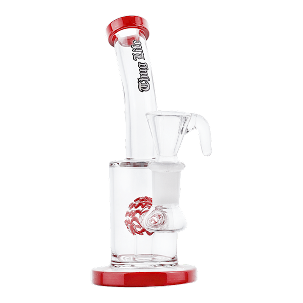 Thug Life szklane bongo czerwony mózg 17cm
