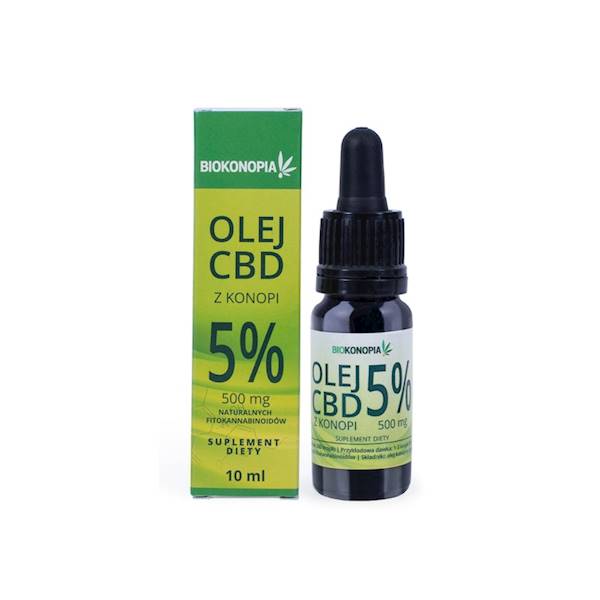 Biokonopia olejek z konopi 5% CBD 10ml