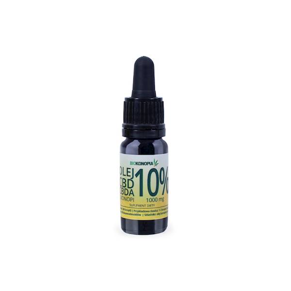 Olejek CBDA + CBD 10% Biokonopia 10ml