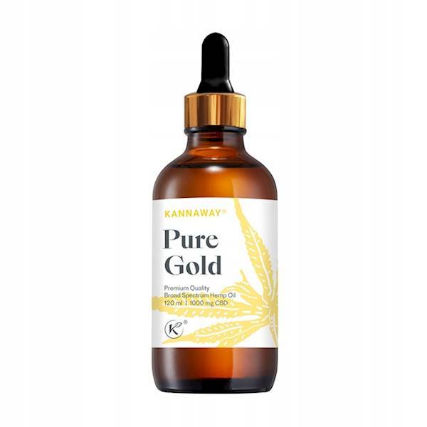 Olej z konopi Pure Gold 5+2 gratis 1000mg 120ml