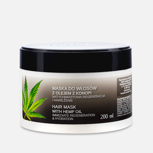Maska do włosów z olejem konopnym India 200g