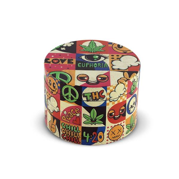 Grinder do suszu Premium Euphoria 63mm 4 częściowy