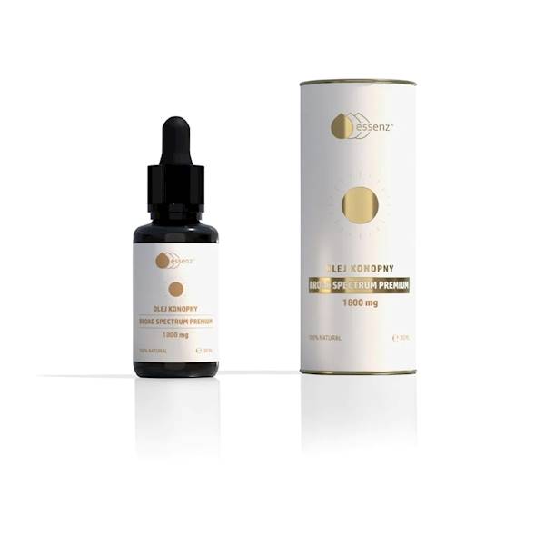 Essenz olej konopny Broad Spectrum Premium 1800mg 30ml