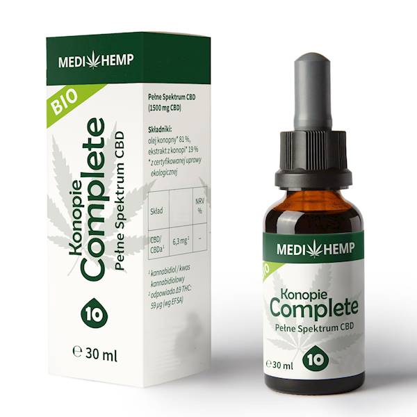 MediHemp 10% CBD olejek konopny 30ml