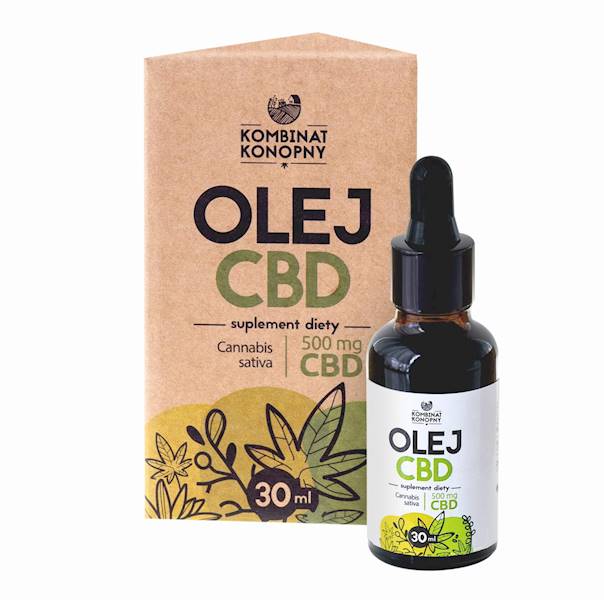 Olej CBD Kombinat Konopny 500mg 30ml