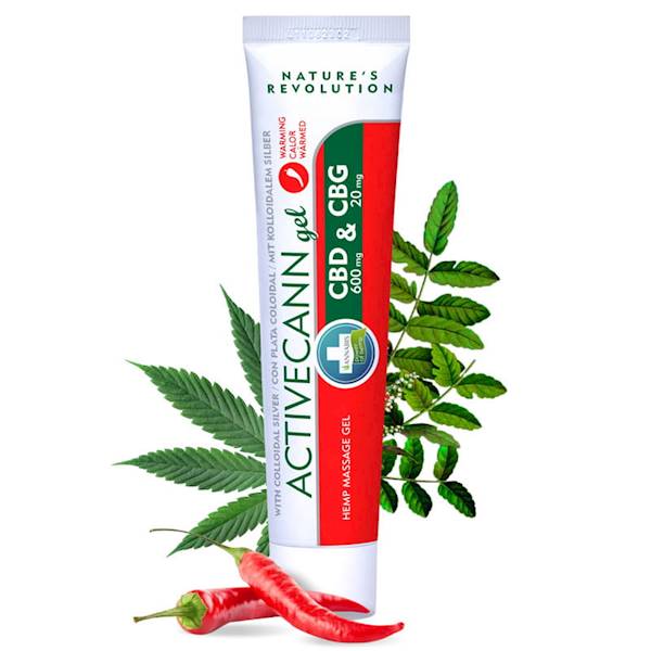 Żel konopny rozgrzewający Activecann CBD 600mg CBG 20mg