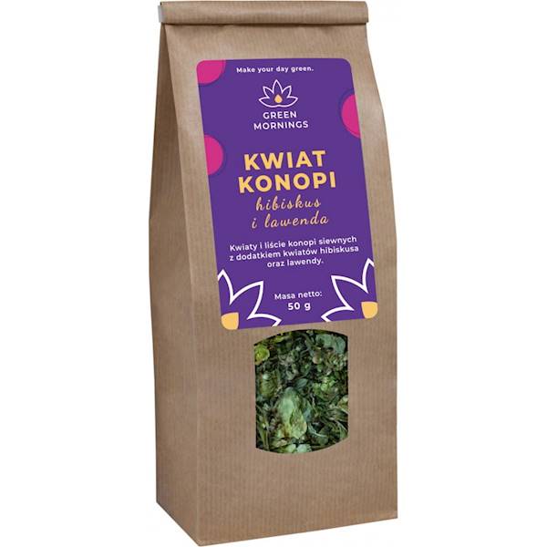 Herbata kwiat konopi hibiskus i lawenda 1kg