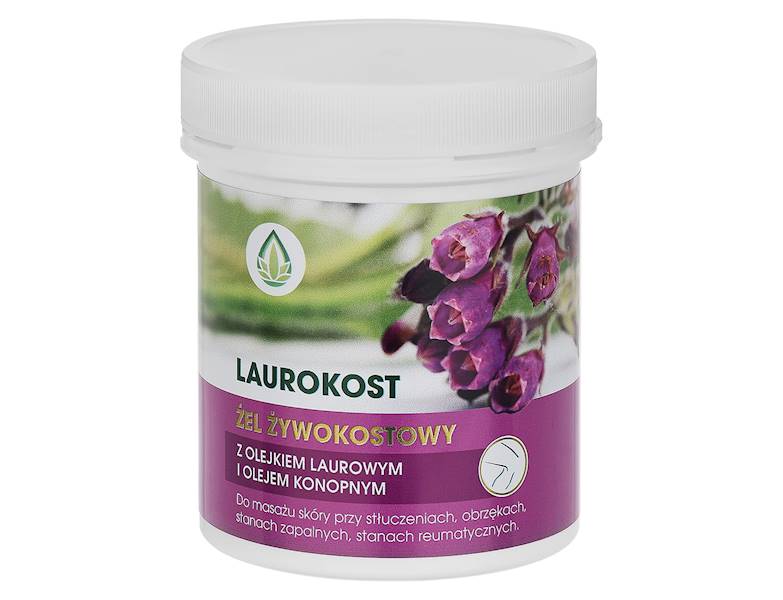 Laurokost żel żywokostowy z olejkiem laurowym i konopnym 250ml