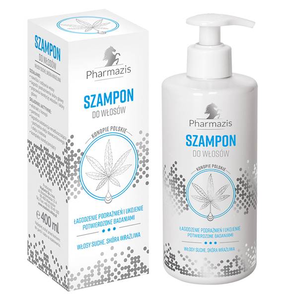 Szampon konopny do włosów Pharmazis 400ml