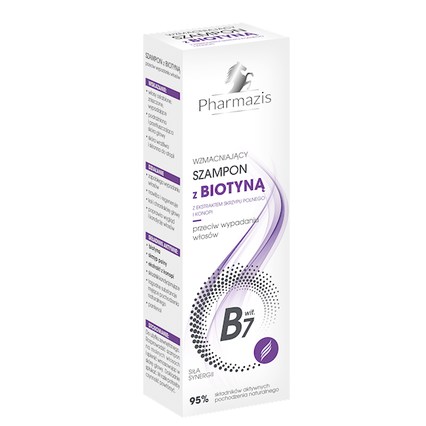 Szampon z biotyną i konopią przeciw wypadaniu włosów 400ml