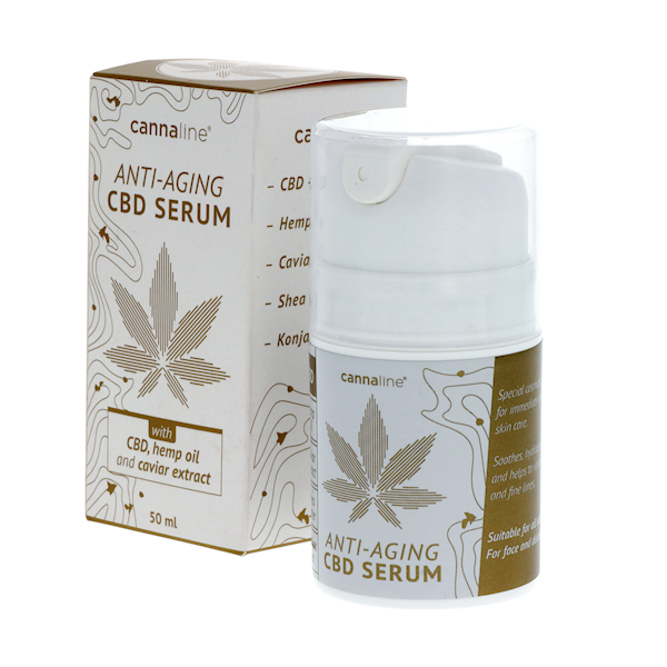 Serum z CBD Cannaline  Anti-Aging z kawiorem 50ml