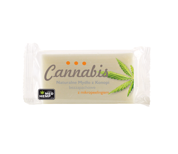 Naturalne mydło konopne z mikropeelingiem 100g