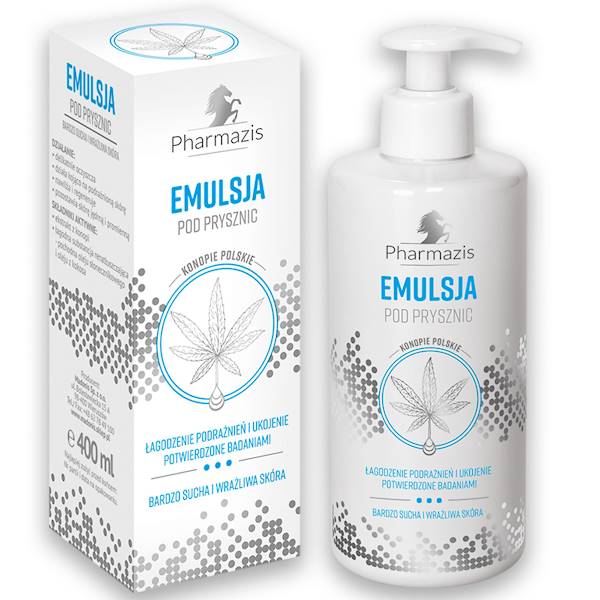 Emulsja konopna pod prysznic Pharmazis 400ml