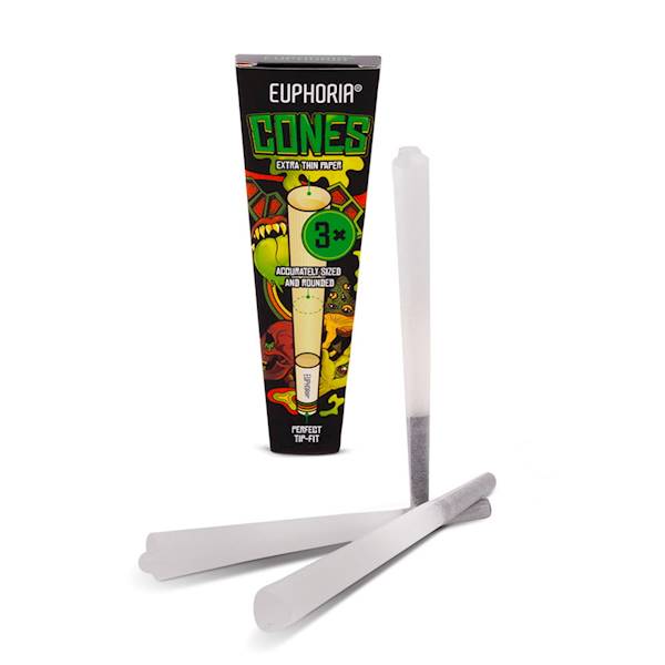 Cones King Size 3 szt gotowe skręcone bibułki