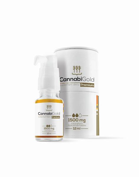 Olejek CBD CannabiGold Premium 1500mg