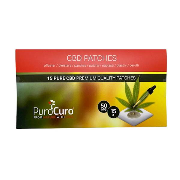 Plastry CBD PuroCuro 750 mg CBD (15 x 50 mg) 15szt