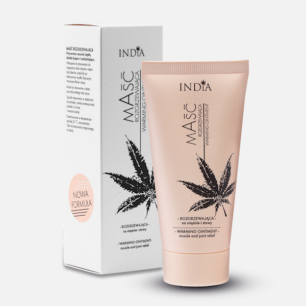 Maść konopna rozgrzewająca na mięśnie i stawy India 50ml