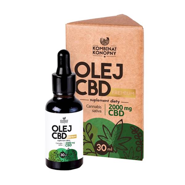 Olej CBD Premium 2000mg Kombinat Konopny 30ml