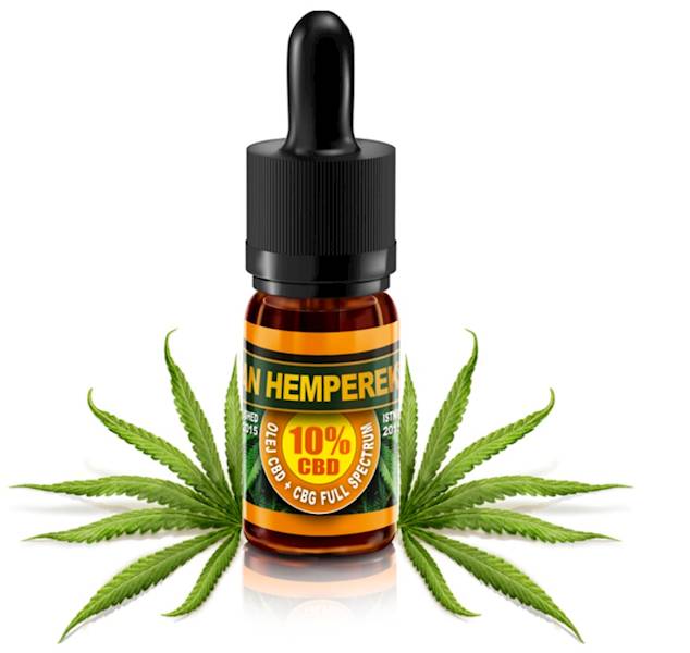 Pan Hemperek CBD 10% + CBG – 1200 mg 10 ml