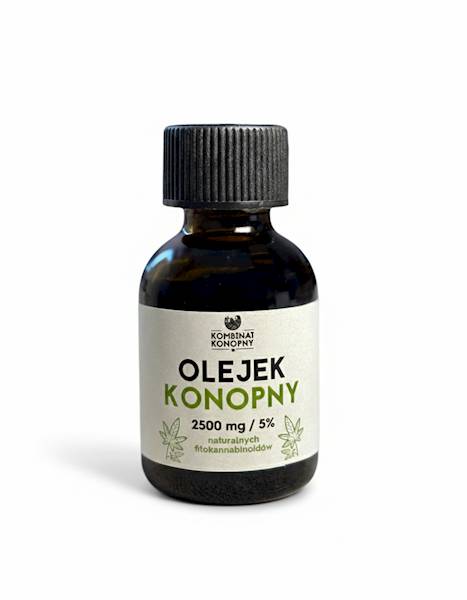 Olejek konopny 2500 mg 50 ml – Kombinat Konopny
