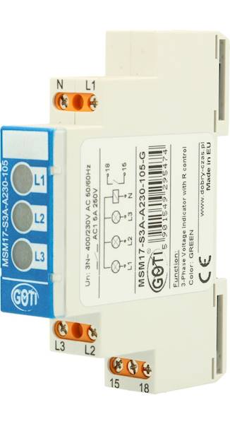 Czujnik zaniku fazy  MSM17-S3A-A230-105-G