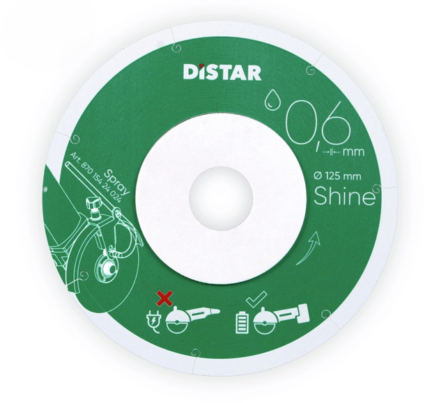 DIAMENTOWA TARCZA 1A1R 125x0,6x22,23 SHINE