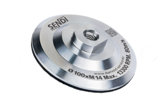 ADAPTER NA RZEP SENDI 100xM14  ALUMINIOWY