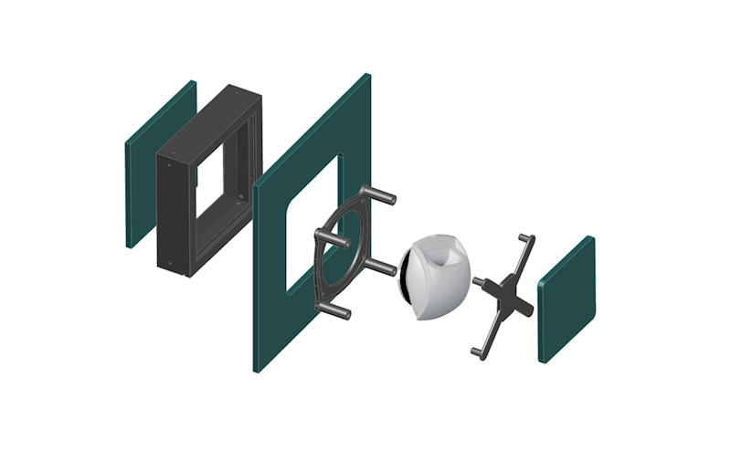 UKRYTA WENTYLACJA POD PŁYTKI FI125 BAT PRESO 