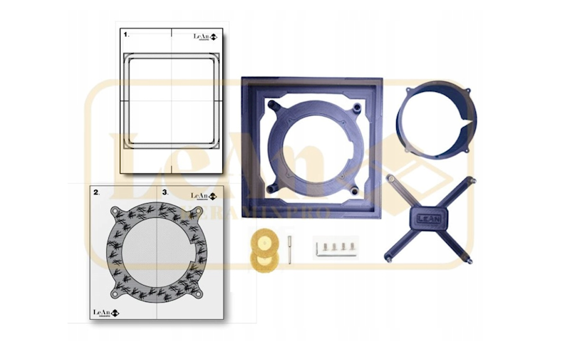 UKRYTA WENTYLACJA POD PŁYTKI FI100 OPCJA LED