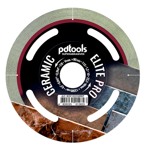 TARCZA 1A1R 115MM CERAMIC ELITE PRO PDTOOLS