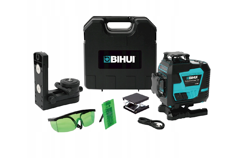 LASER 4D 360°-16 ZIELONYCH WIĄZEK BIHUI