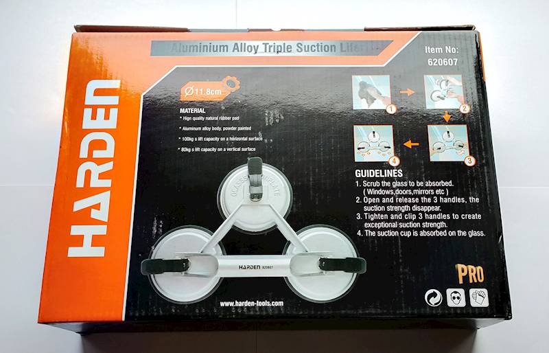 PRZYSSAWKA DO SZYB PŁYTEK POTRÓJNA 118 MM 