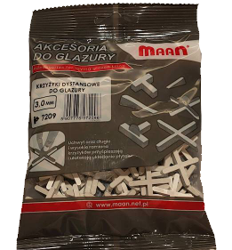 KRZYŻYKI DYSTANSOWE DO GLAZURY 3MM