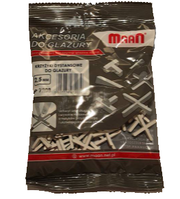 KRZYŻYKI DYSTANSOWE DO GLAZURY 2,5MM