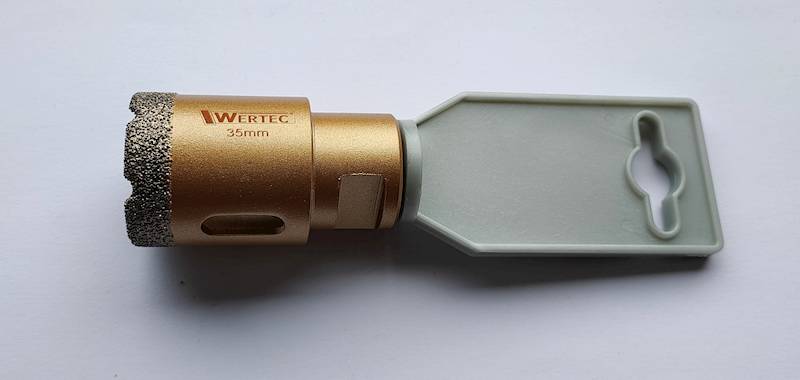 OTWORNICA KORONKA DIAMENTOWA 35 MM