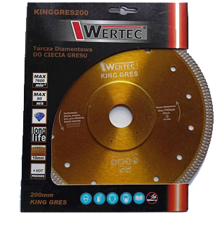 TARCZA KING GRES 200 DO CIĘCIA GRESU