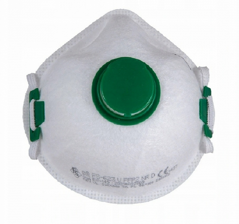 PÓŁMASKA FILTRUJĄCA Z ZAWOREM FFP2