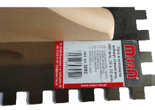 PACA NIERDZEWNA UCHWYT DREWNO 480MM 10x10