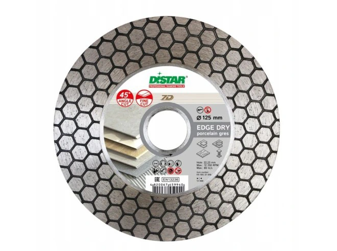 TARCZA EDGE DRY 125MM DO CIĘCIA POD KĄTEM 45*