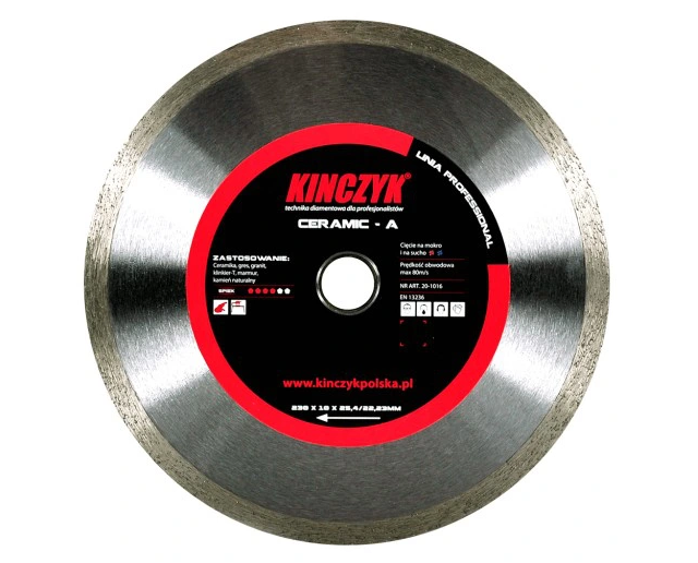 TARCZA CERAMIC-A 230 KINCZYK