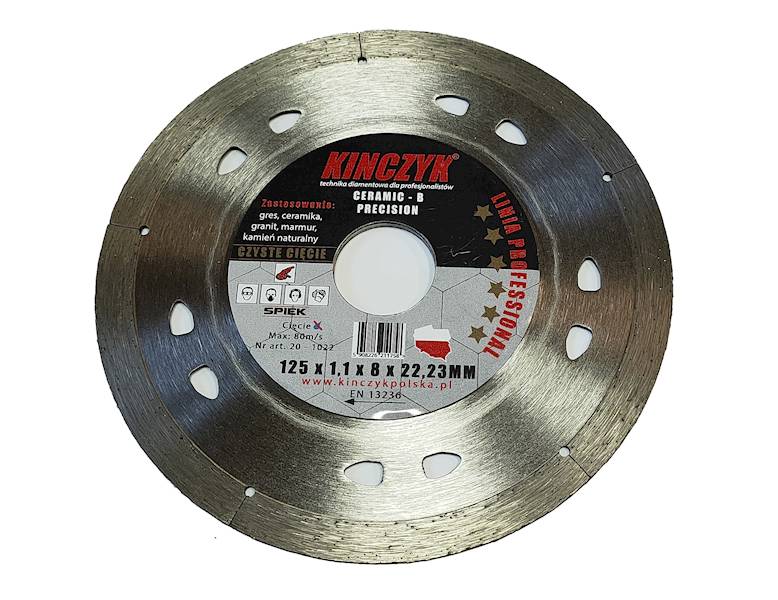 TARCZA CERAMIC-B PRECISION 125 KINCZYK