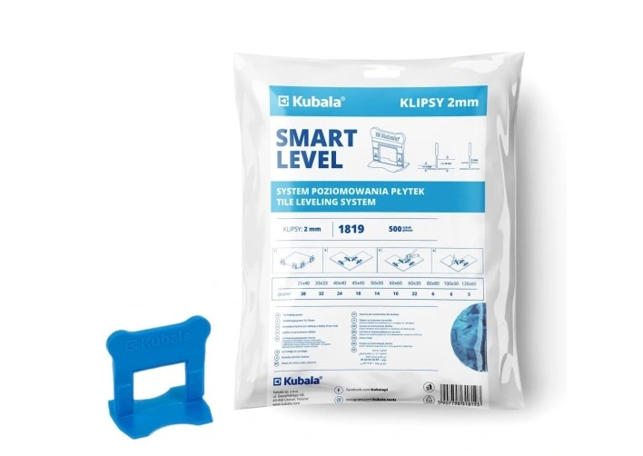 KLIPSY SMART LEVEL 2MM KUBALA 500szt