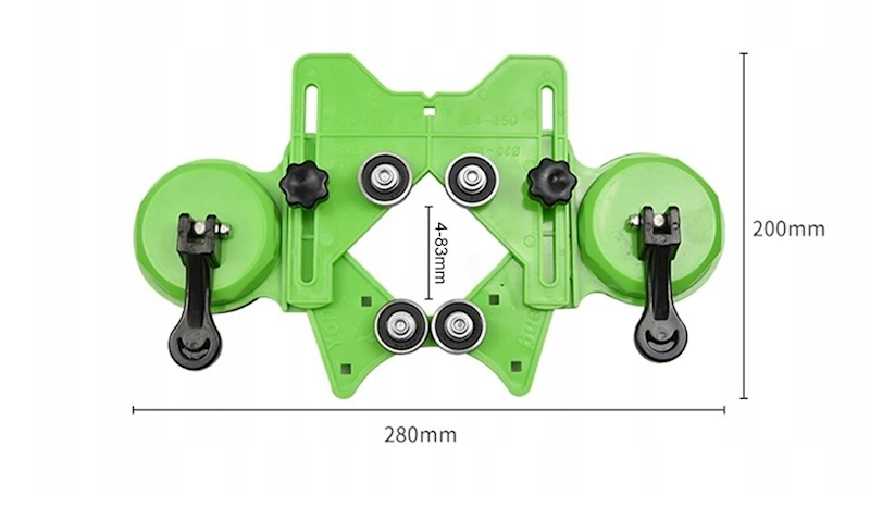 PROWADNICA DO KORONEK PODWÓJNA PRZYSSAWKA