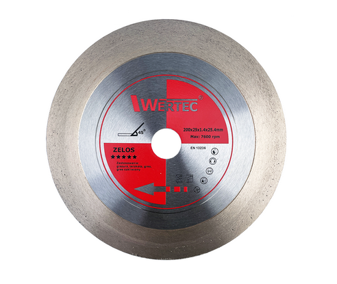 TARCZA DO CIĘCIA NA 45* ZELOS 200x25.4 WERTEC