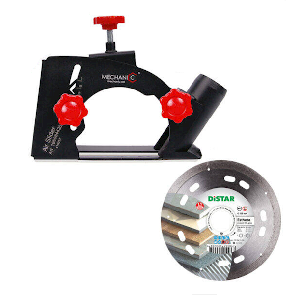 ZESTAW TARCZA ESTHETE 125MM+ MECHANIC AIRSLIDER 90