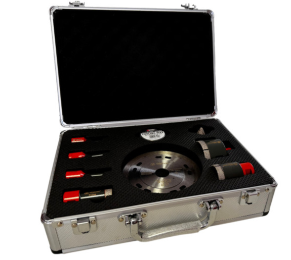 ZESTAW OTWORNIC 9 EL.+TARCZA+FREZ+WOSK WTASM09A