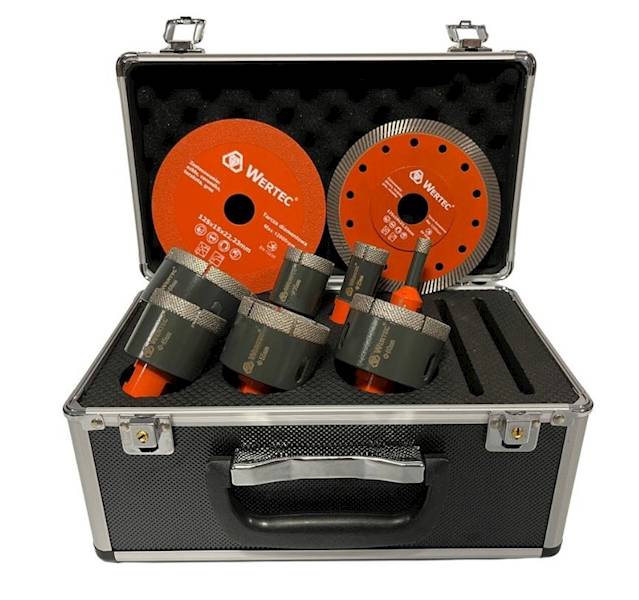 ZESTAW OTWORNIC WERTEC 9 ELEMENTÓW WTASM09B