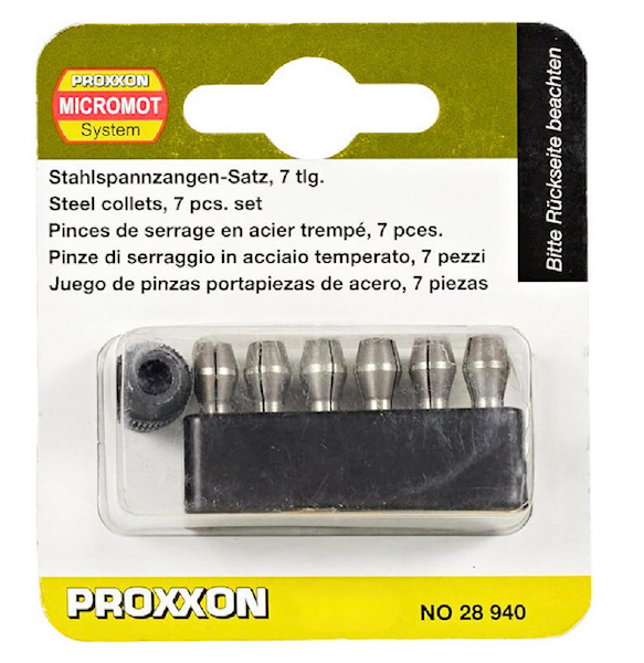 ZESTAW TULEJEK ZACIKOWYCH DO WIERTARKI PROXXON 