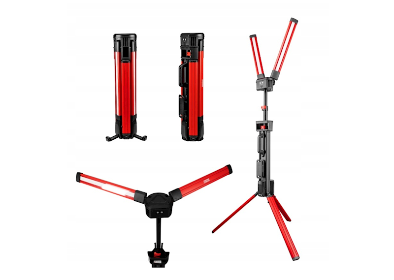 REFLEKTOR LED STOJĄCY Z POKROWCEM LI-ION 10000LM