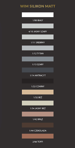 WIM SILIKON MATT 1/32 BEŻ 300ML